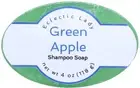 Green Apple Shampoo Soap Bar By Eclectic Lady, 4 oz Bar