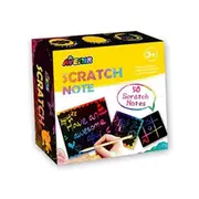 12pc Avenir Kids/Children Rainbow Scratch Note Books Display 20x10cm 3y+