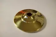 3" BRASS VASE CAP POLISHED & LACQUERED LAMP PART NEW 56114J