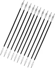 kowaku 10x Violin Tailpiece Gut Cord Stringed Instrument Accessory Metal Wire Tail Gut Violin Tailgut for Practice Live Parts Accs, 9.6cmx0.2cmx0.4cm