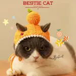 [現貨] 時尚寵物帽子,可愛的水果毛呢帽子貓狗,寵物帽子