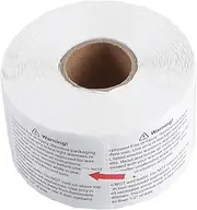 KALLORY 1 Roll Adhesive Candle Warning Stickers for Candle Jar Safety Labels Smooth Surface for Essential and Crafting