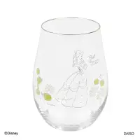 在飛比找蝦皮購物優惠-限量 日本製迪士尼公主透明玻璃杯490ml 可愛 美人魚 灰
