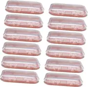 WOFASHPURET 12pcs Press Nail Organizers Lightweight Nail Art Storage Boxes for Convenient Collection of Elegant Design for Showcase Customer Selection
