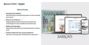 BARRON'S 1-Year Print Subscription New & Renewals