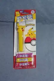 Pokemon Pikachu Pez Carded Dispenser and Candy New Sealed
