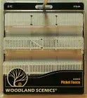 NEW O Woodland Scenics A3004 Picket Fence 8 Pieces