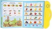 Reading Toys, Funny Voice Reading Book, Boys and Gitls for Kids 3 Years Old(Yellow)