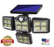 2 PACK LED Solar Security Light Motion Sensor & Remote Control Ultra Bright