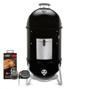 Weber Cooker Smoker Barbecue Cooking Smokey Mountain 18 Inch Combo IGrill Mini