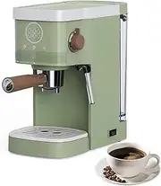 Espresso Coffee Machine, 20Bar High Pressure Extraction with Milk Frother Steam Wand,2 in 1 Semi-Automatic Cappuccino Latte Machine with 1.2L/51oz Removable Water Tank/Coffee Port
