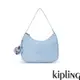 Kipling 淺蔥水藍色造型大開口拉鍊手提肩背包-ESTEBAN