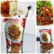 Emergency Camp Dry Food Pompt Ready To Eat Cooked Chili paste Shred Chinken