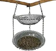 Bird Bath Bowl | Garden Balcony Feeding Bowl | Parrots Bathtub Pool | Detachable Birdbaths Pet Accessories for Feeding Drinking Pool Morning Pavilion Yard Trellis Patio Deck Outdoors Indoor Cage
