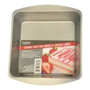 CASE OF 24 - COOKING CONCEPTS TIN SQUARE CAKE PANS - BROWNIES - BAKEWARE - NEW!