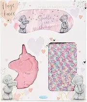Hugs and Kisses Bath Bomb Socks and Eye Mask Set