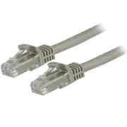 Star Tech 1.5m UTP Snagless Cat6 UTP Ethernet LAN Cable Patch Cord RJ45 Grey