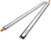 SAN HIMA 1 Pair Heavy Duty Drawer Slide - Extendable Length 813MM-1626MM Load Capacity 125KG, Soft Close Drawer Runners Rail with Locking Side Mount Width 53MM, for Vehicle Home