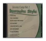Jeremy Camp Volume 2 Christian Karaoke Style NEW CD+G Daywind 6 Songs
