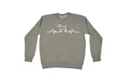Animal Dog Pulse - Funny Novelty Sweatshirt