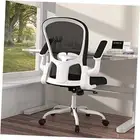 Ergonomic Office Chair, Comfort Swivel Home Office Task Chair, Breathable White