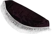 SUPVOX Vintage Soft Velvet Piano Bench Cover Washable Single Seat Protector for Home School and Performance Venues Convenient Removable Slipcover for Easy Cleaning and Maintenance
