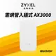 Zyxel 合勤 WAX300H MU-MIMO Wi-Fi6 AX3000 PoE 牆面嵌入式 無線基地台 Nebula雲端管理AP 企業認證