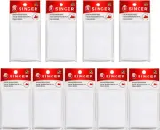 Iron-On Mending Fabric, 7-Inch X 16-Inch Patch for Mending Clothes, White (Nine-