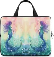 Laptop Case Sleeve Shockproof Computer Carrying Bag Beautiful Mermaid Tail Notebook Case Cover Laptop Bag Water Resistant Computer Cases Tablet Briefcase for Travel Business 12 Inch