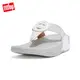 【FitFlop】WALKSTAR TOE-POST SANDALS經典復刻LOGO夾腳涼鞋−女(銀色)