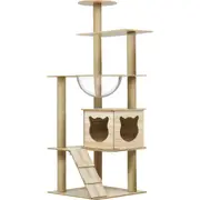 Advwin Cat Tree 138cm Cat Tree Scratching Post