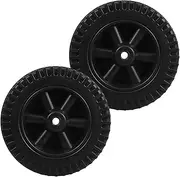 Inch Grill Replacement Wheels Bbq Cart Wheels Heavy Duty Pe Material Mini Fixed Caster for Backyard