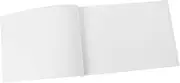 STOBOK Oil Painting Book Oil Painting Canvas Blank Sketchbook Canvas Painting Blank Art Canvas Canvases for Painting DIY Accessory Sketch Pad for Cotton Canvas Major White Accessories