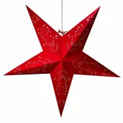 Paper Star Lights - 3D Star Lantern Decorations with 12 Foot Power Cord Included