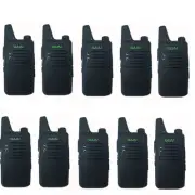 10pcs WLN KD C1 Mini Ham Two Way Radio Walkie Talkie FM Ham Radio Transceiver