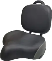 Bike Saddle with Backrest Replacement Soft Back Rest PU Cushion for Mountain Bik