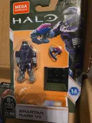 MEGA CONSTRUX HALO INFINITE SERIES 14 SPARTAN MARK VII , 21 PCS