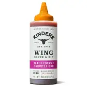 Kinders Black Cherry Chipotle Wing Sauce 15.5 Oz Gluten Free No HFCS 65507