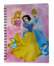 Disney Princess Snow White Cinderella Aurora Lenticular Sketch Book