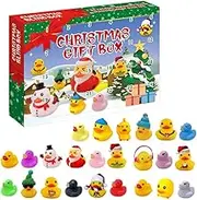 Rubber Duck Advent Calendar 2024, Duck Advent Calendar 2024, 24 Pcs Countdown Christmas Rubber Ducks Advent Calendar, Christmas Duck Advent Calendar, Christmas Rubber Duck Advent Calendar