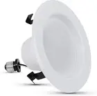 Dimmable 4" LED Recessed Downlight, 50W Equivalent, 650 Lumens, 5000K