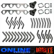FORD BIG BLOCK 429CU 460CU V8 EXTRACTOR 4-1 KIT 2" MANDREL BENDS PLATES CONES