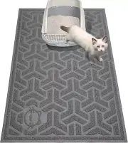 UPSKY Cat Litter Mat, Litter Trapping Mat Soft on Kitty Paws, Large Litter