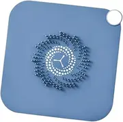 Silicone Floor Drain Mat Pad for Kitchen/Bathroom Anti-Blocking Drain Cover Ground Leakage Wear-Resistant Cuttable