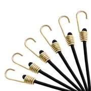 36" Bungee Cords with Hooks,10mm(6 Pack) Bungee Cord Assortment Metal Hooks, ...