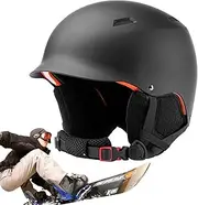 Skiing Hats for Women - Shockproof Adult Headpiece for Skating | Windproof Shock Absorbing Removable Ear Pad Hat for Snow Sport Motorbike