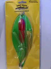 TONY MAJA CUSTOM BUNKER SPOONS - GREEN - #3 BUNKER / HERRING