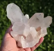 Natural large point Himalayan Quartz. High altitude Himachal Pradesh, India