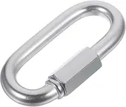LOPUNER Small Chain Link Heavy Duty Carabiner Quick Connect Chain Ring for Easy Installation and Repair for Locking Clips