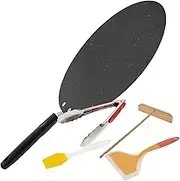 1 Set Portable Grill Pan Non Stick Bbq Tray for Outdoor Camping Home Use for Meat Fish Vegetables Easy to Clean Frying Pan with Practical Design